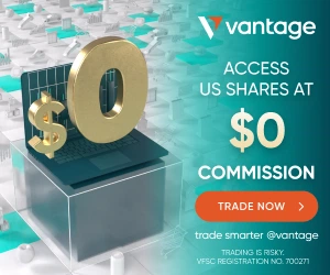 Vantage Stocks trading banner